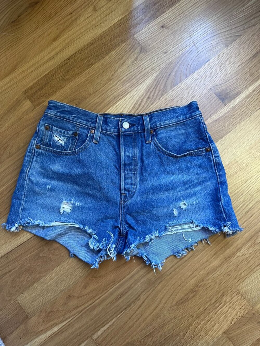 Levi's Premium 501 High Rise Shorts
